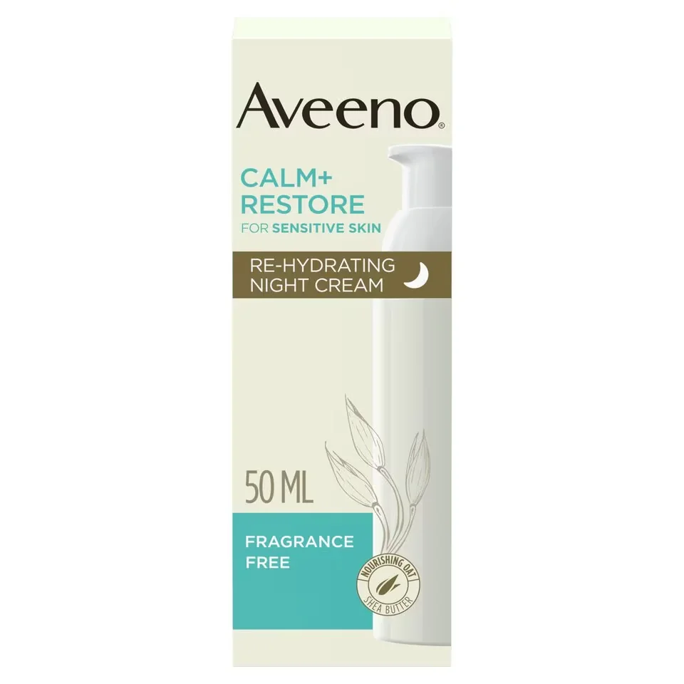 Aveeno® Calm + Restore™, przywracający nawilżenie krem na noc, 50 ml 