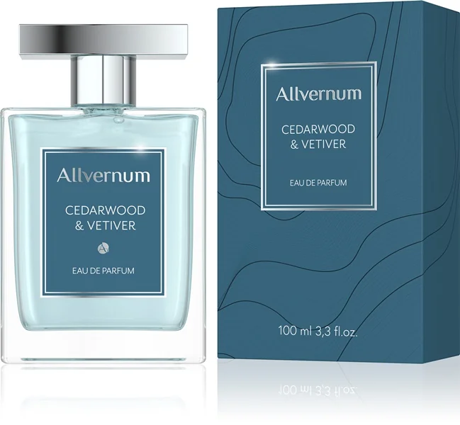 Allvernum woda perfumowana męska Cedarwood & Vetiver, 50 ml