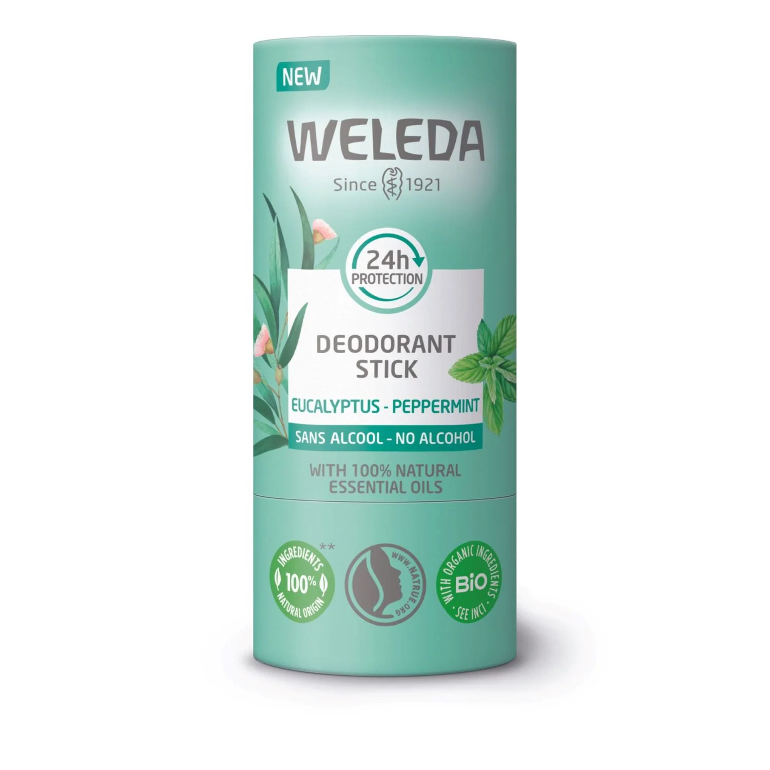 Weleda dezodorant w sztyfcie eukaliptus mięta pieprzowa, 50 g