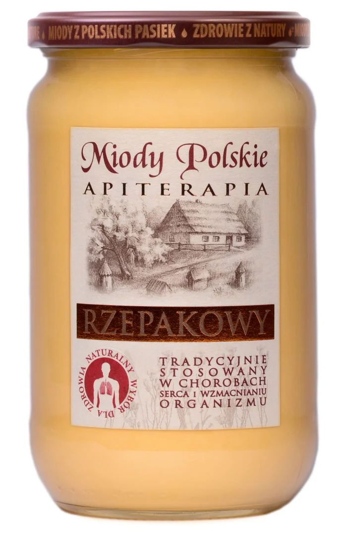 Miody Polskie, miód nektarowy rzepakowy, 950 g