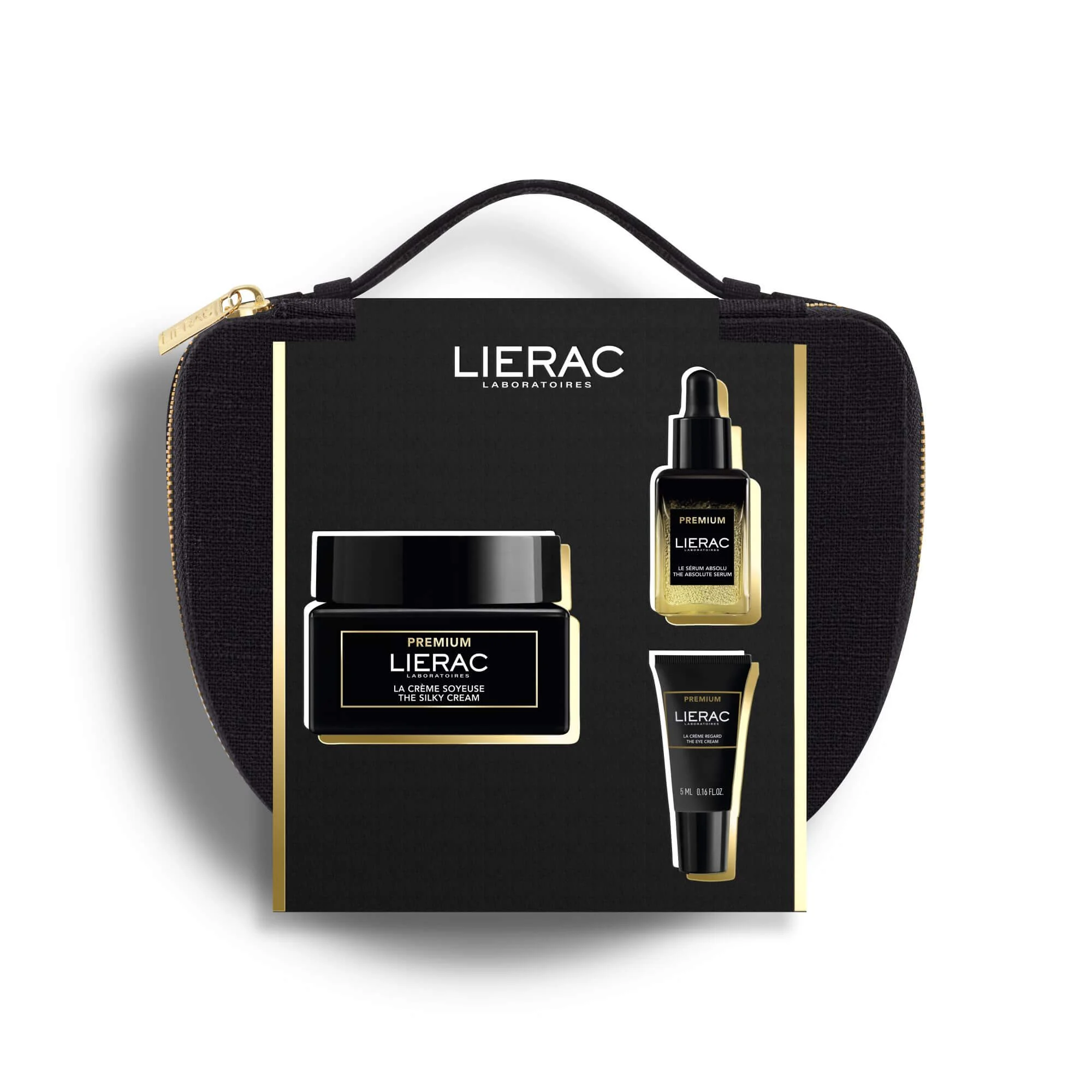 Lierac Premium krem przeciwzmarszczkowy, 50 ml + serum regenerujące, 13 ml + krem pod oczy, 5 ml 