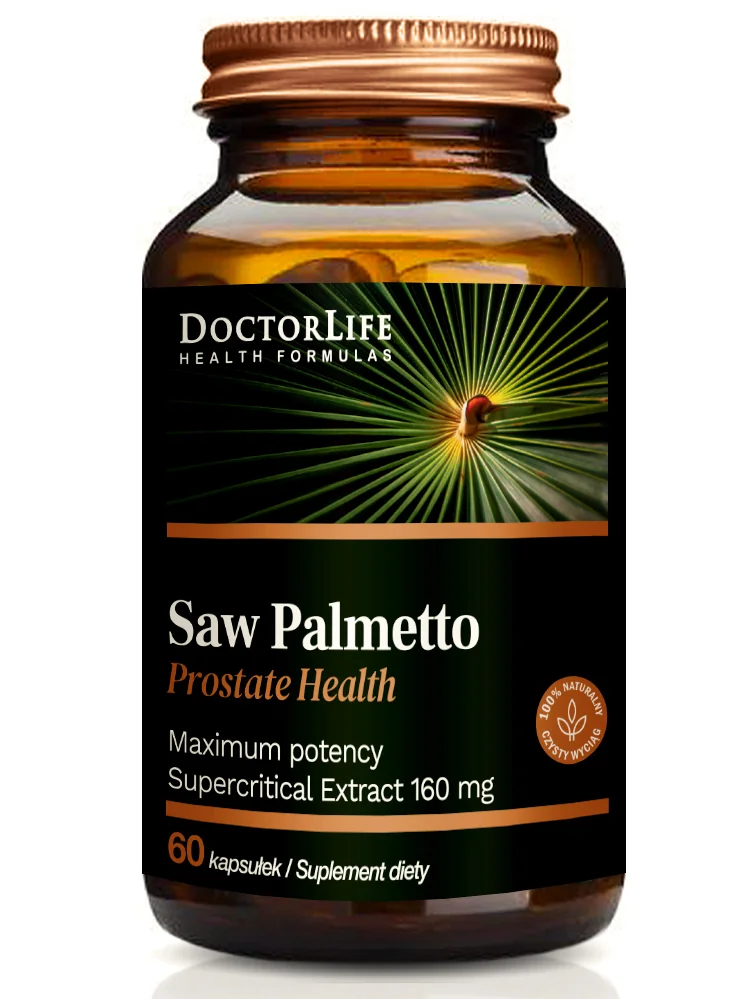 Doctor Life Saw Palmetto, 60 kapsułek