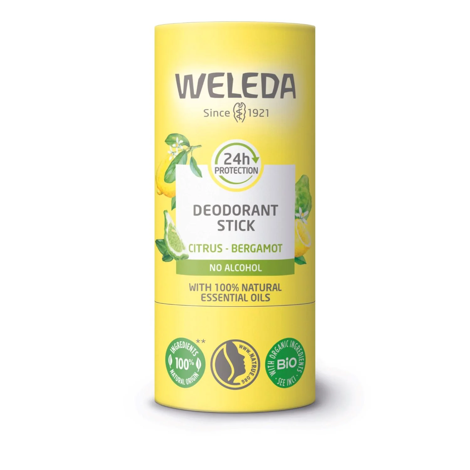 Weleda dezodorant w sztyfcie cytryna bergamotka, 50 g