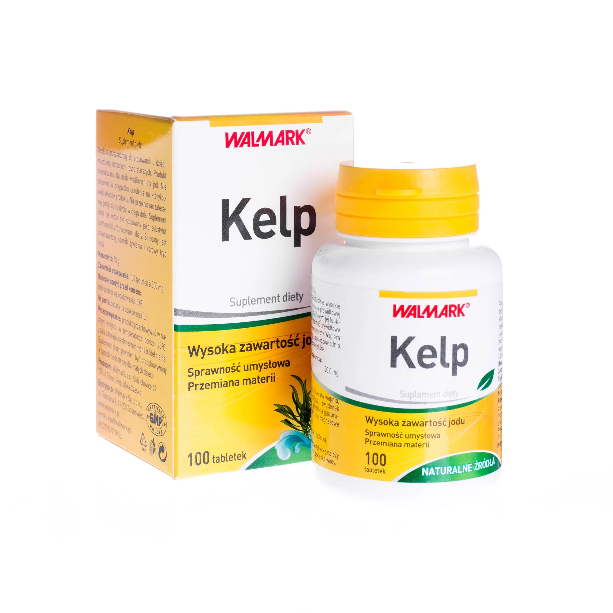 Kelp Suplement diety, 100 tabletek 