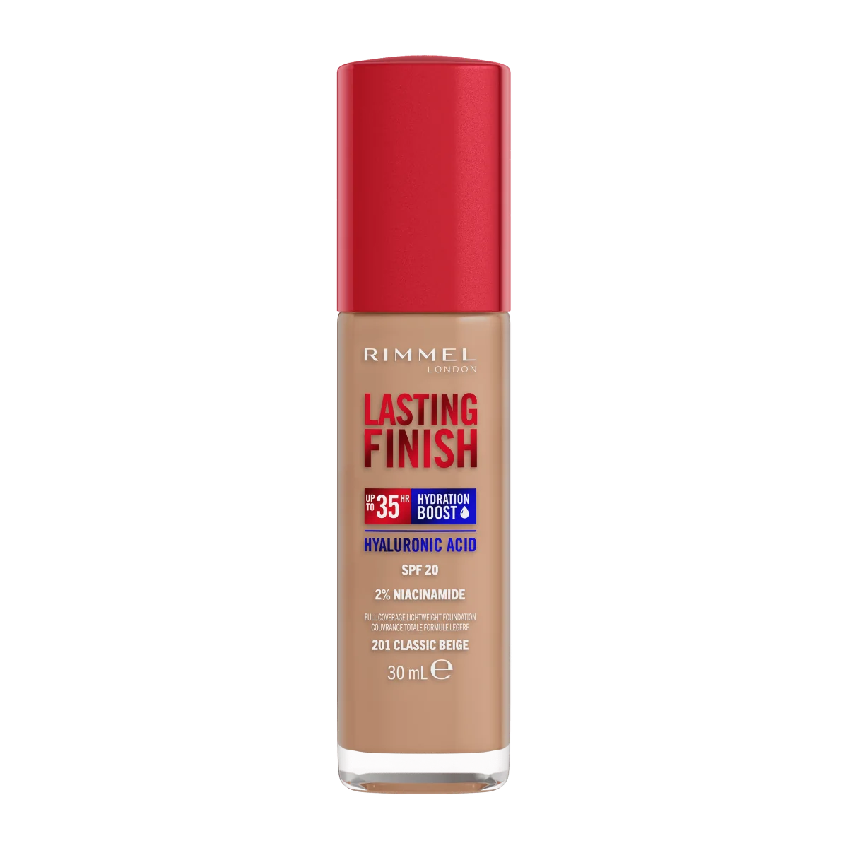 Rimmel Lasting Finish Foundation Podkład do twarzy nr 201 Classic Beige, 30 ml