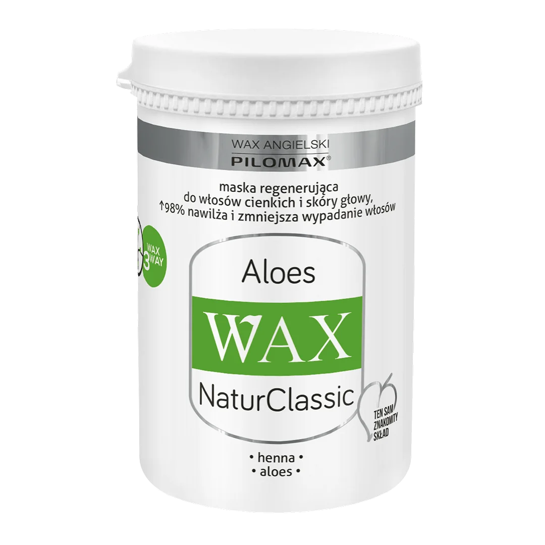 Pilomax WAX Maska Aloes włosy cienkie NaturClassic, 480ml