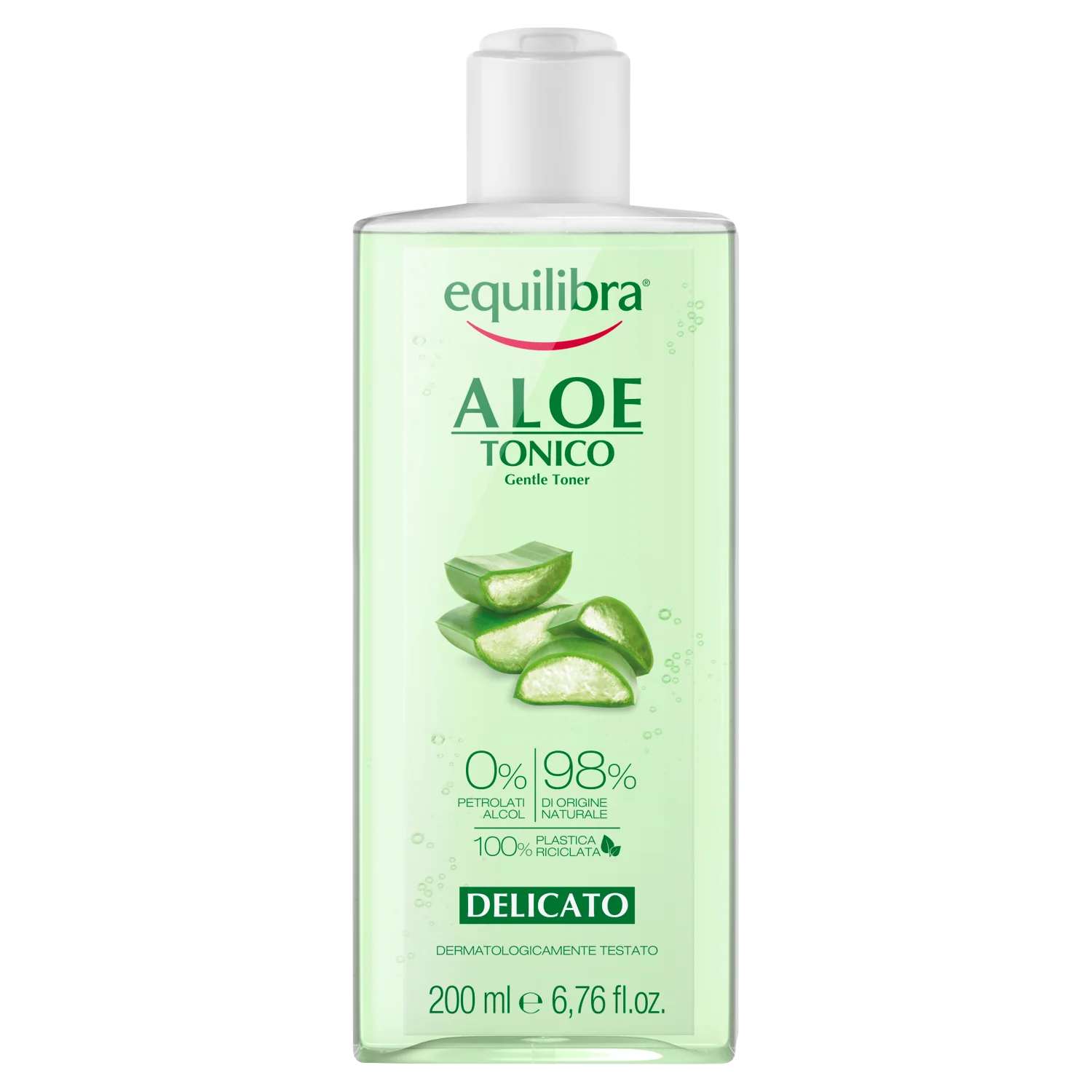 Equilibra Aloe, tonik aloesowy do twarzy, 200 ml