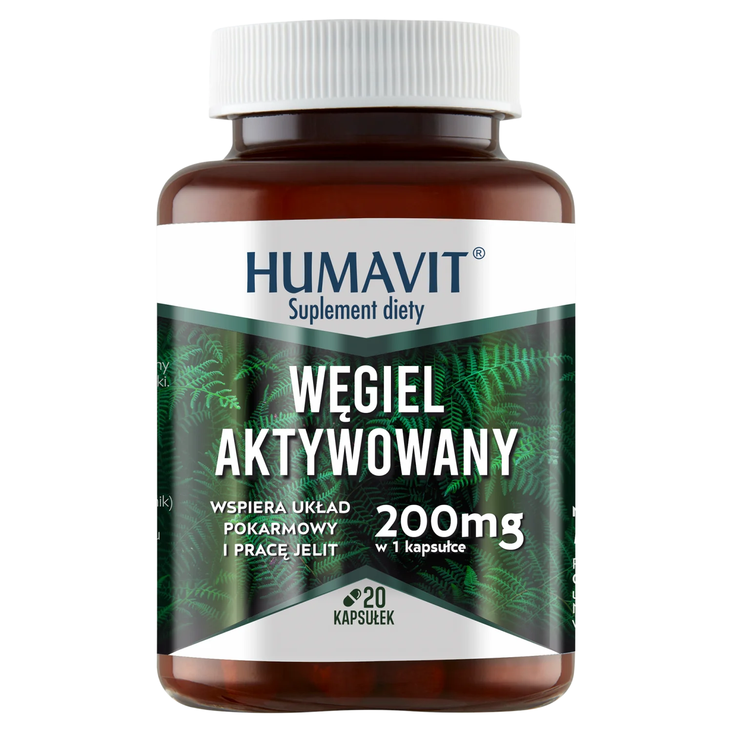 Humavit ® Węgiel aktywowany, 20 kapsułek