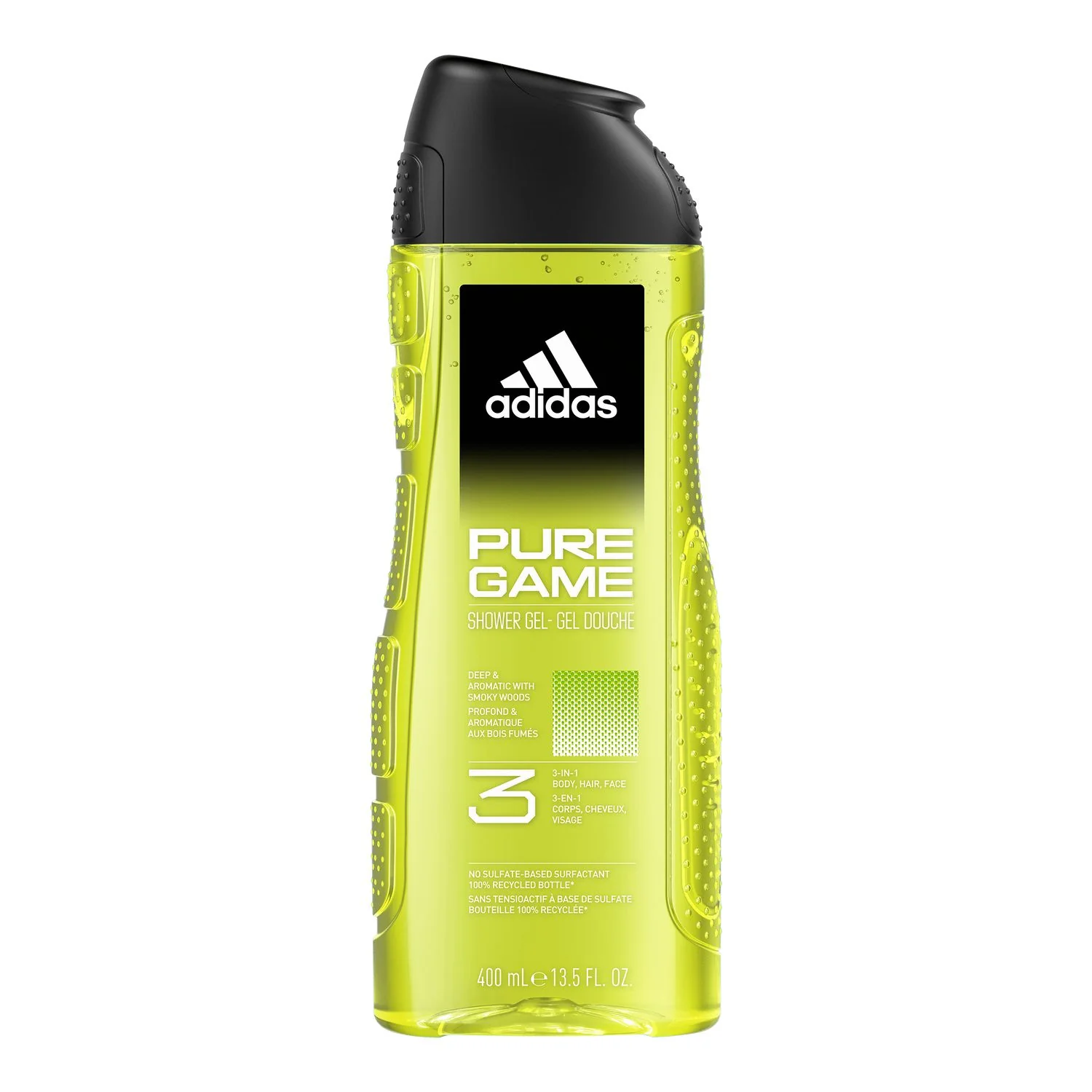 adidas Pure Game, żel pod prysznic 3w1 dla mężczyzn, 400 ml