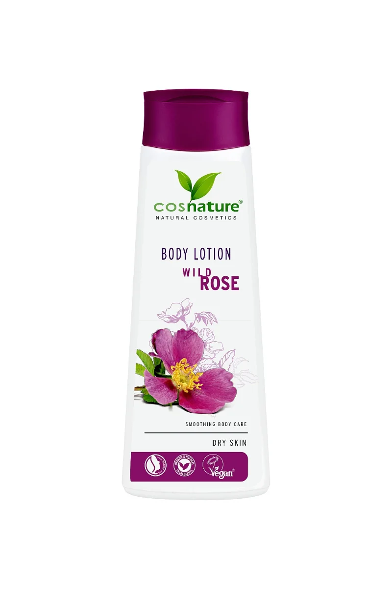 Cosnature, naturalny odżywczy balsam do ciała z olejkiem z dzikiej róży, 250 ml