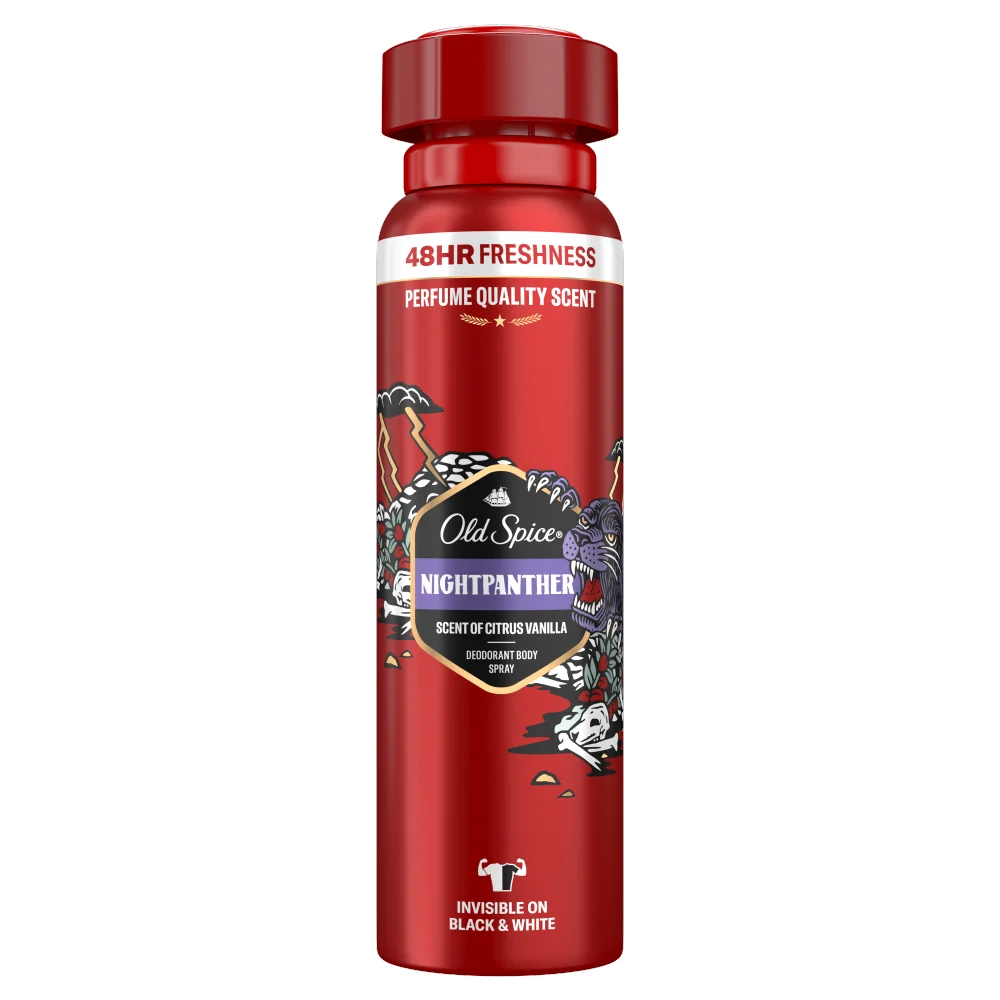 Old Spice Night Panther, Dezodorant w sprayu dla mężczyzn, 150 ml