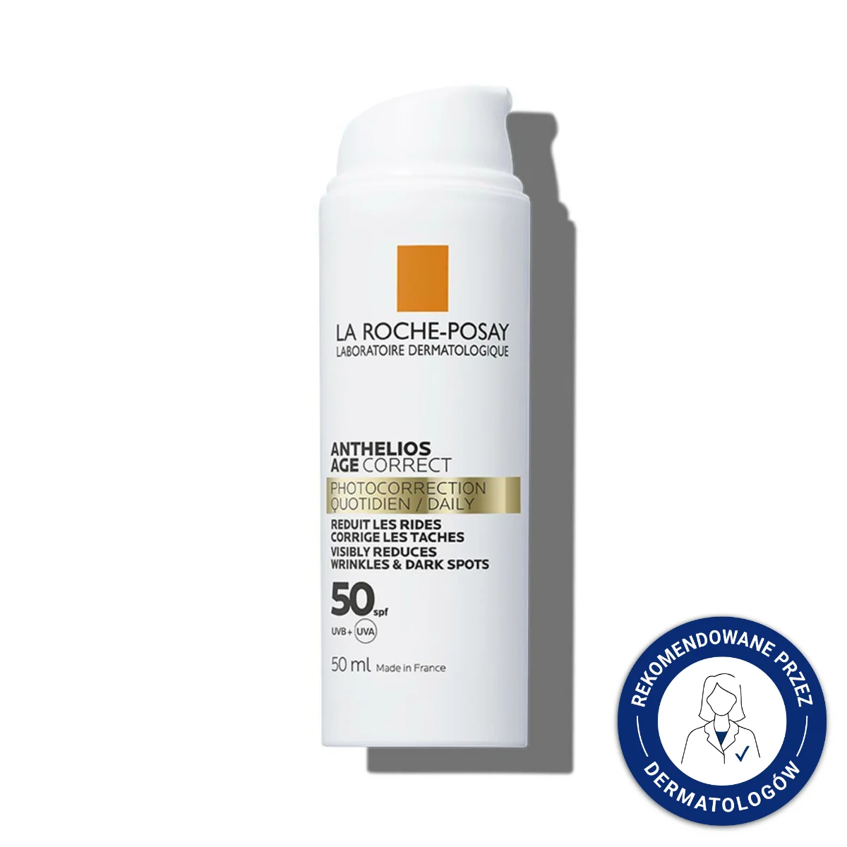 La Roche-Posay Anthelios, Codzienna fotoprotekcja przeciwstarzeniowa SPF 50, 50 ml