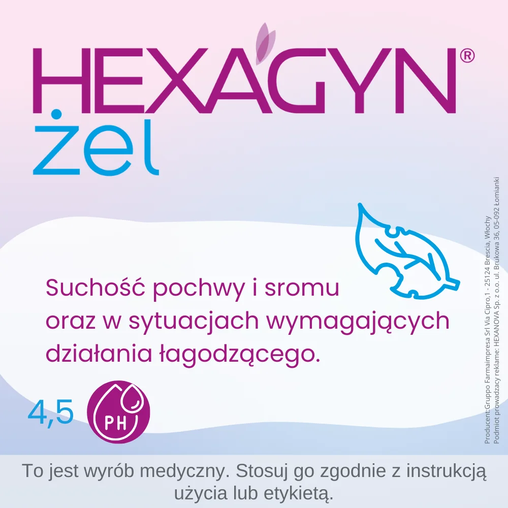 Hexagyn żel dopochwowy, 30 ml