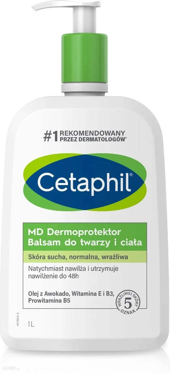 Cetaphil MD Dermoprotektor, Balsam do twarzy i ciała, 1000 ml