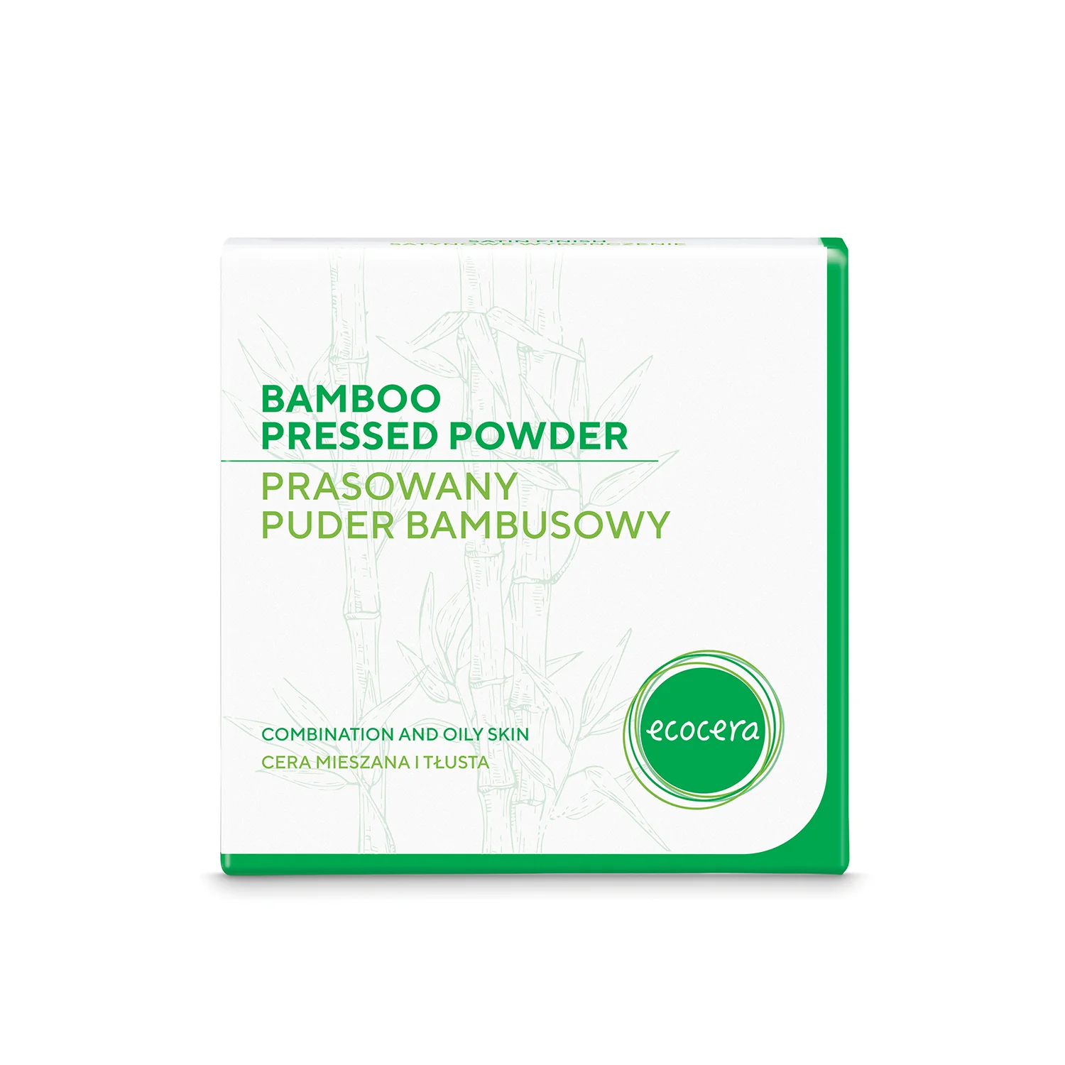 Ecocera Prasowany puder bambusowy, 10 g 