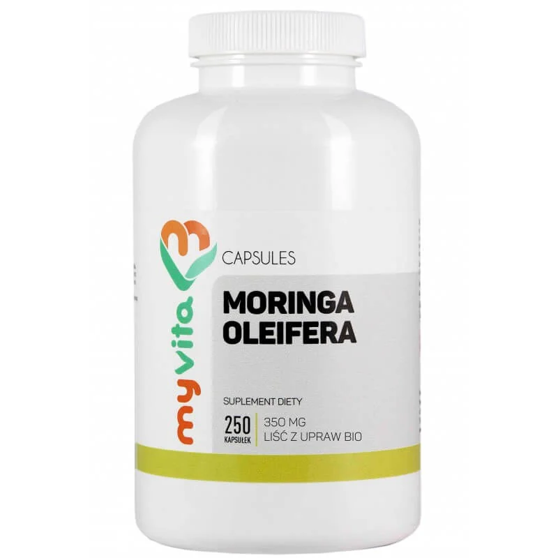 MyVita Moringa oleifera, suplement diety, 250 kapsułek