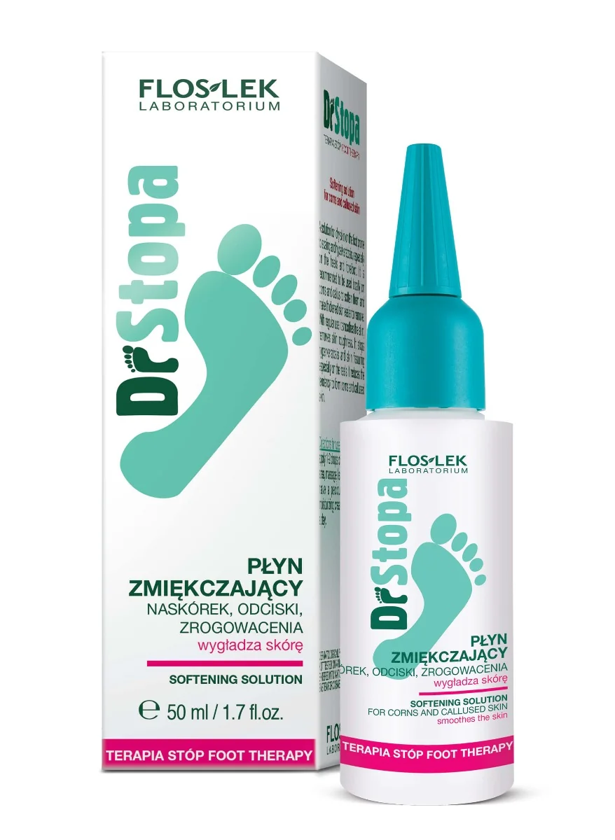 Floslek Dr Stopa, płyn zmiękczający naskórek, odciski i zrogowacenia, 50 ml