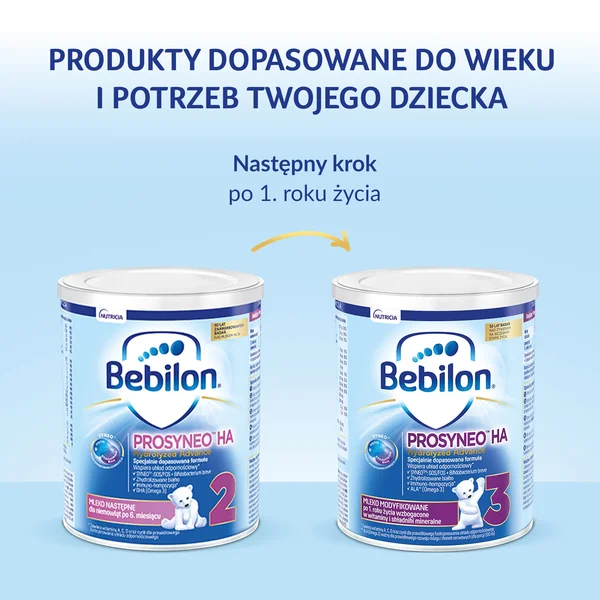 Bebilon Prosyneo HA 2 mleko następne dla niemowląt po 6. miesiącu, 400 g