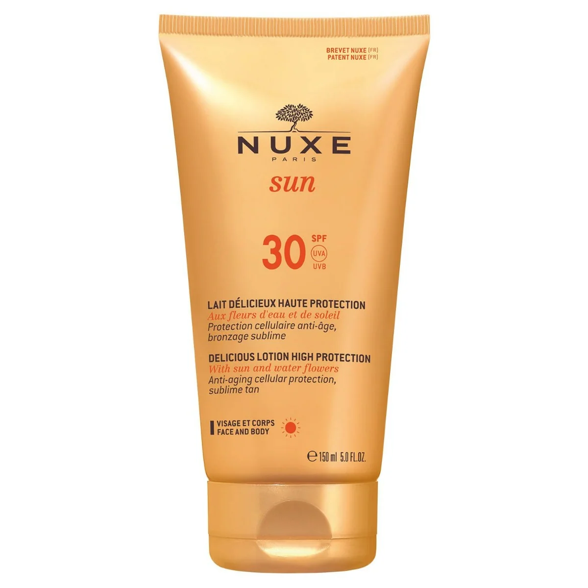 Nuxe Sun Meczko do opalania twarzy i ciała SPF 30, 150 ml