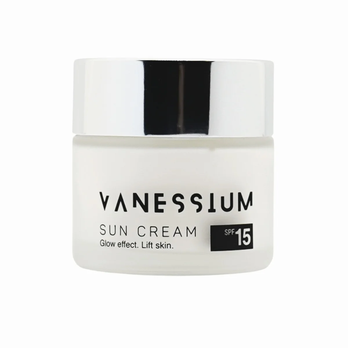 Vanessium Sun Cream Glow Effect Lift Skin, Krem do twarzy SPF15+, 50 ml