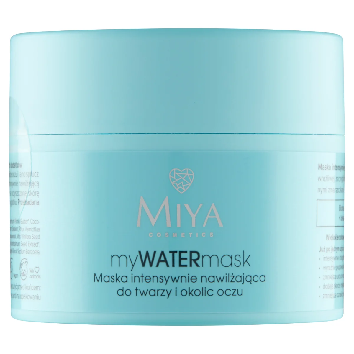 Miya myWATERmask maska intensywnie nawilżająca do twarzy i okolic oczu, 50 ml