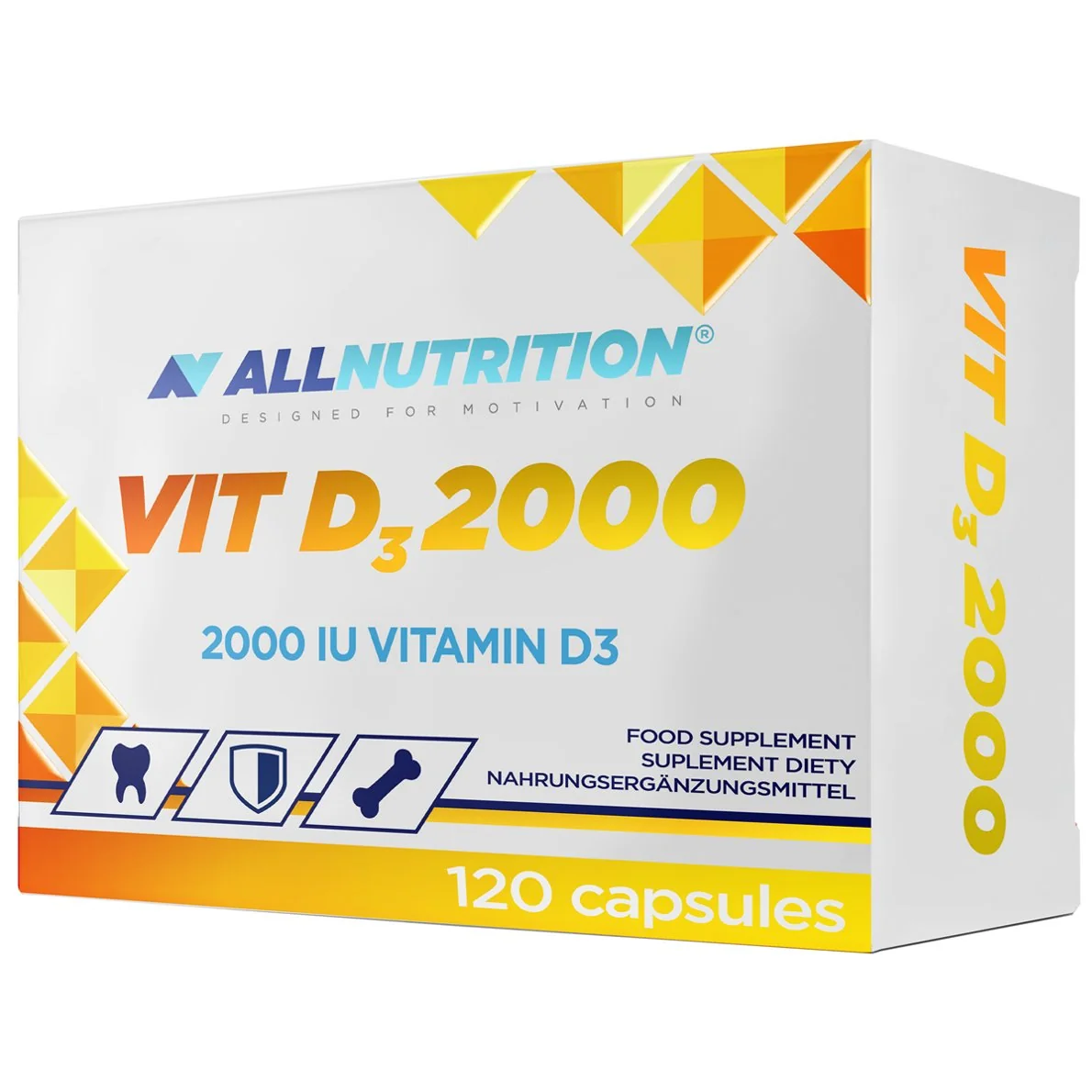 ALLNUTRITION VIT D3 2000 w kapsułkach, 120 szt.