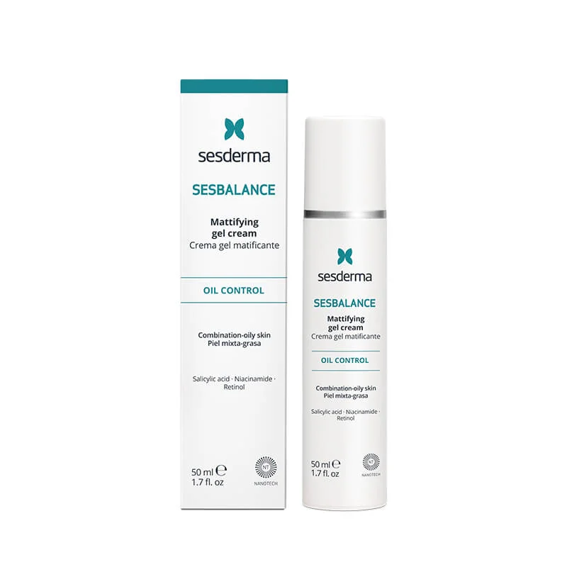 Sesderma Sesbalance, Żelowy krem regulujący wydzielanie sebum, 50 ml