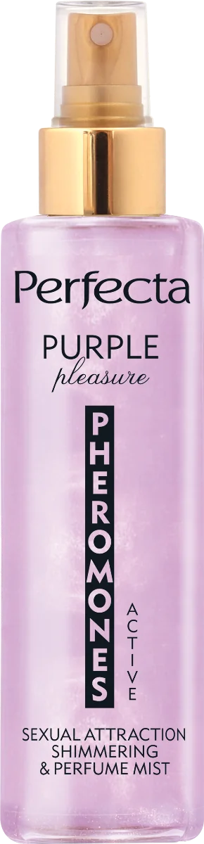 Perfecta Pheromones Active Purple Pleasure mgiełka do ciała z brokatem, 200 ml