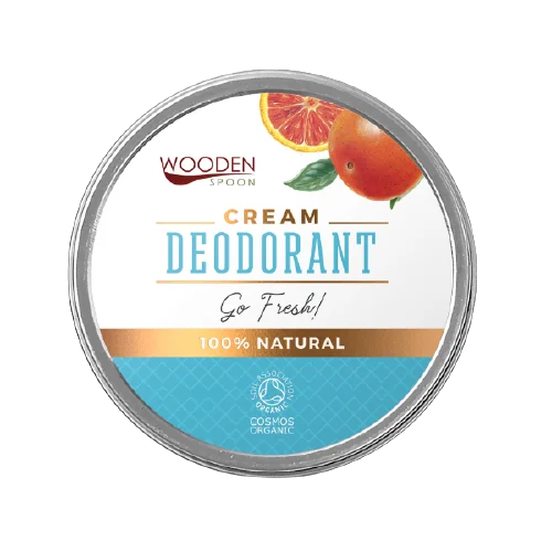 Wooden Spoon Dezodorant w kremie Go Fresh, 60 m