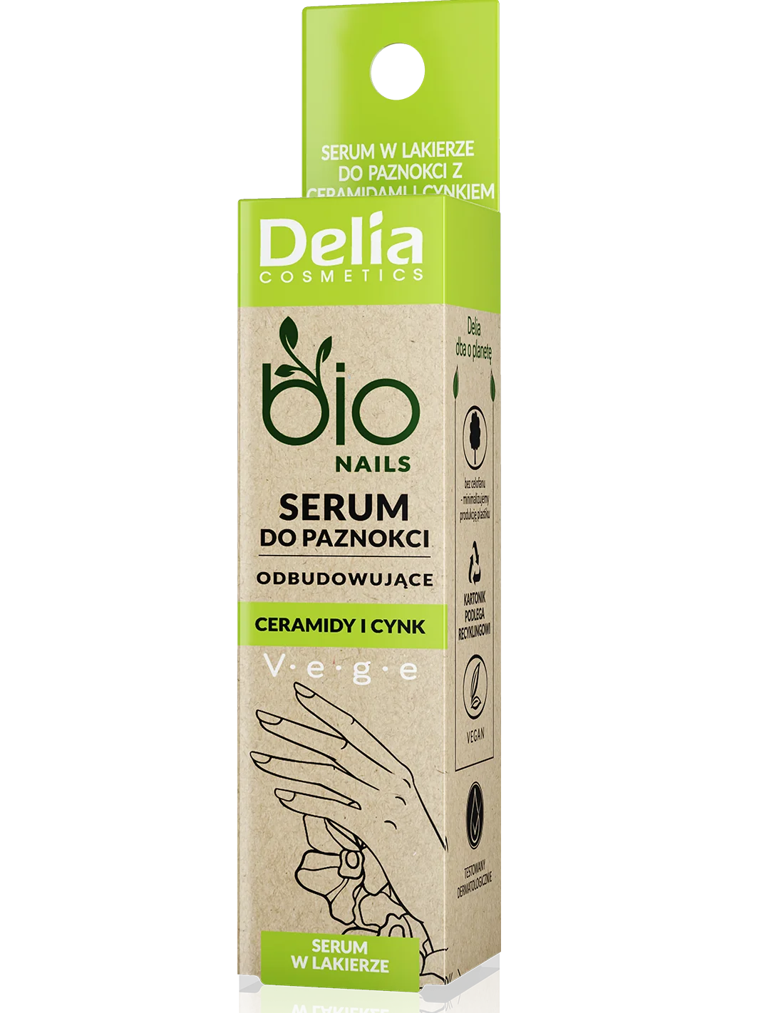 Delia Bio Nails odbudowujące serum do paznokci z ceramidami, 11 ml