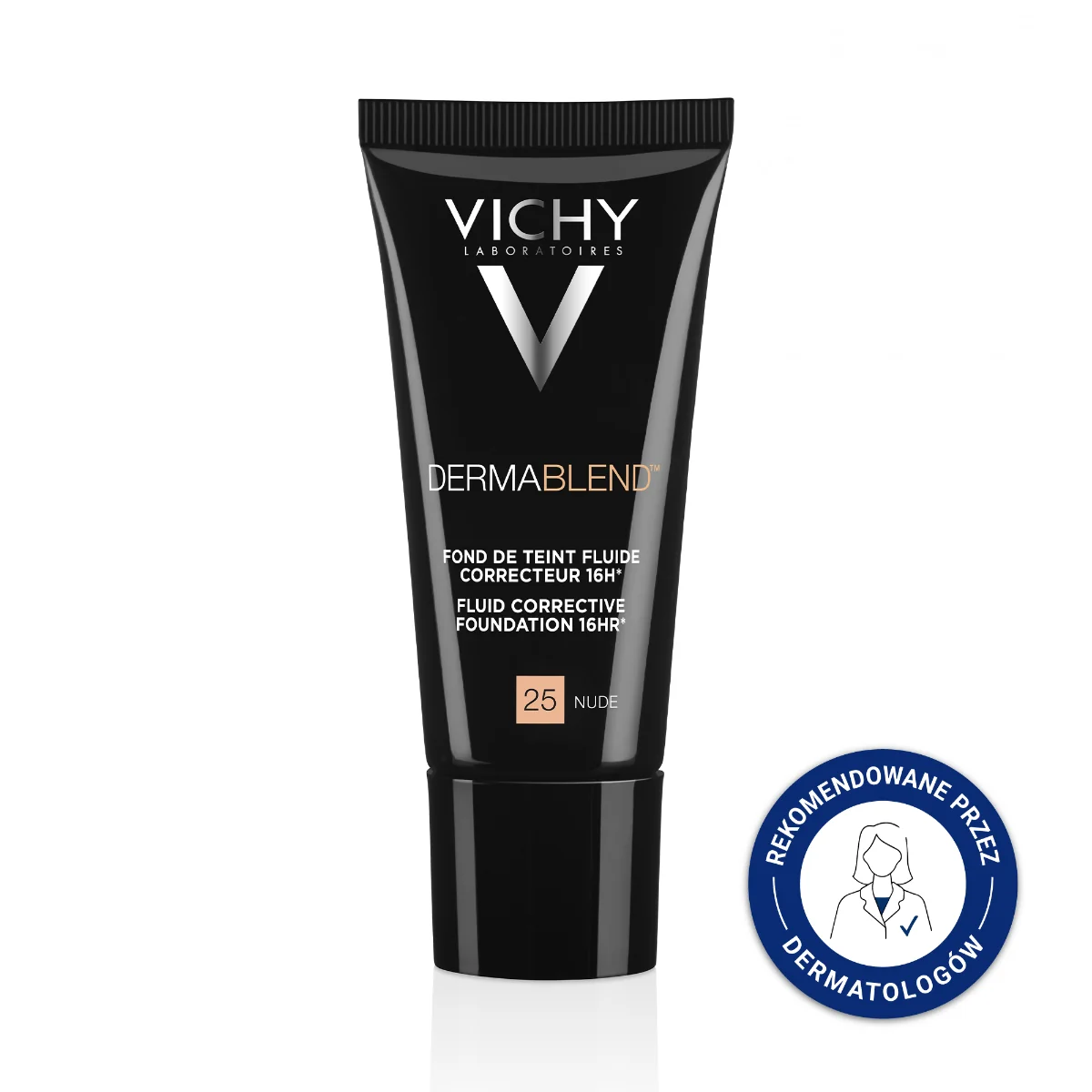 Vichy Dermablend, fluid korygujący 16 h, SPF 25, 25 Nude, 30 ml