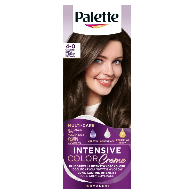 Schwarzkopf Palette Intensive Color Creme farba do włosów N3 średni brąz, 1 szt.