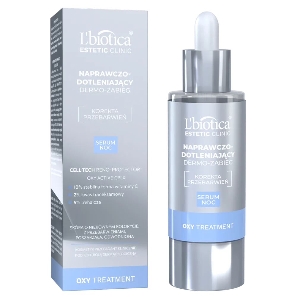 L'biotica Estetic Clinic Oxy Treatment ,naprawczo-dotleniający dermo-zabieg serum noc, 30 ml