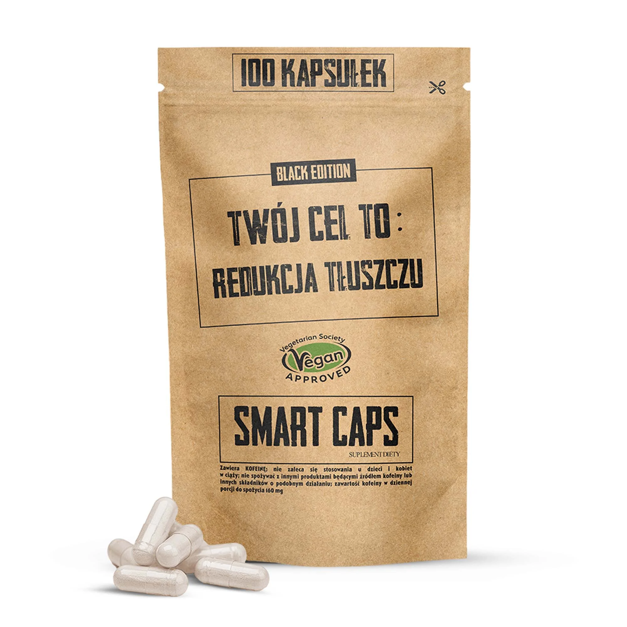 Twój cel to: Redukcja tłuszczu - Smart Caps, 100 kapsułek