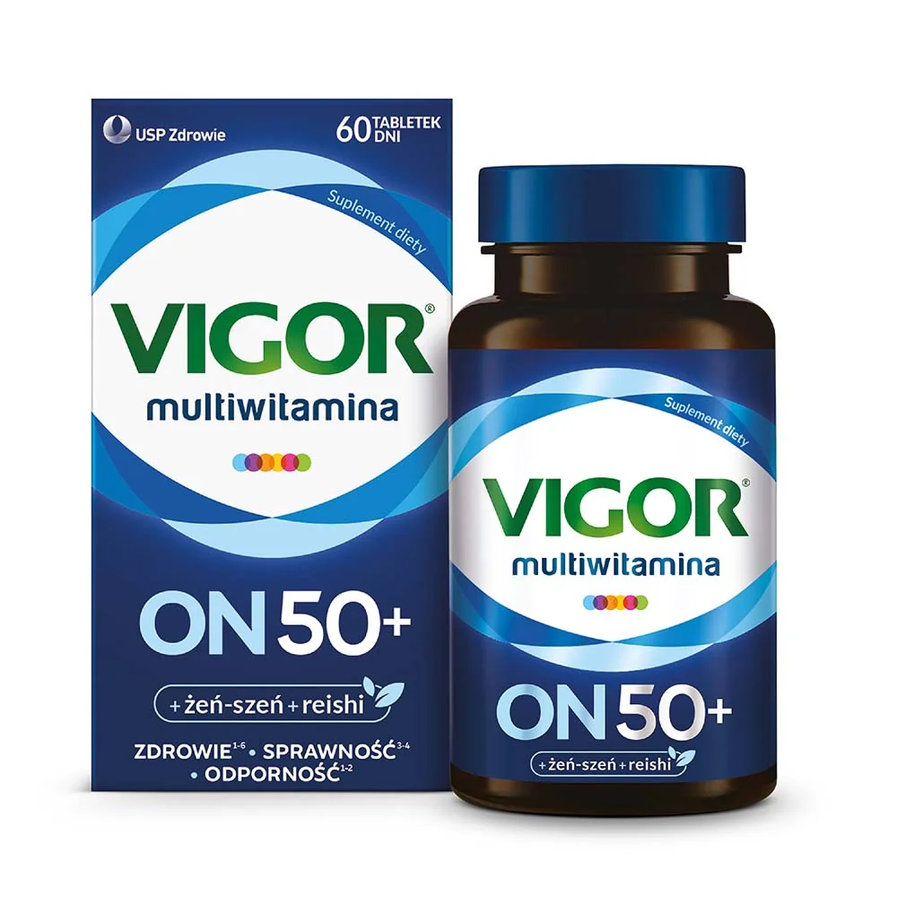 Vigor Multiwitamina ON 50+, suplement diety, 60 tabletek