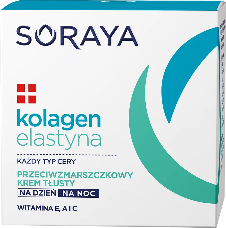 Soraya Kolagen Elastyna, przeciwzmarszczkowy krem tłusty na dzień i na noc, 50 ml