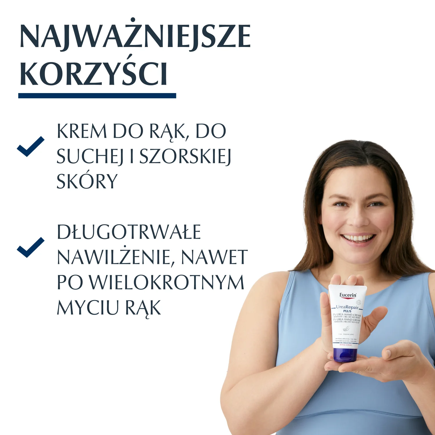 Eucerin UreaRepair PLUS regenerujący krem do rąk z 5% mocznika, 75 ml