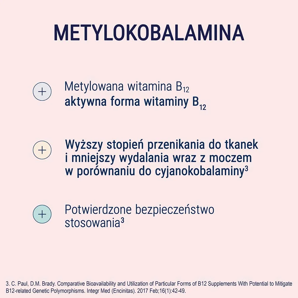 Naturell Metylo-B12 500, 120 tabletek