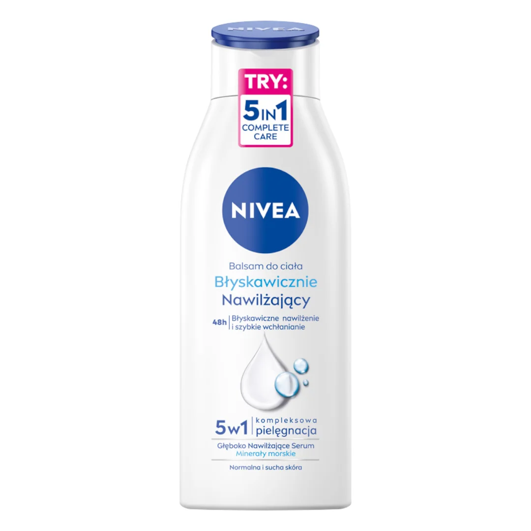 Nivea balsam do ciała błyskawicznie nawilżający, 400 ml