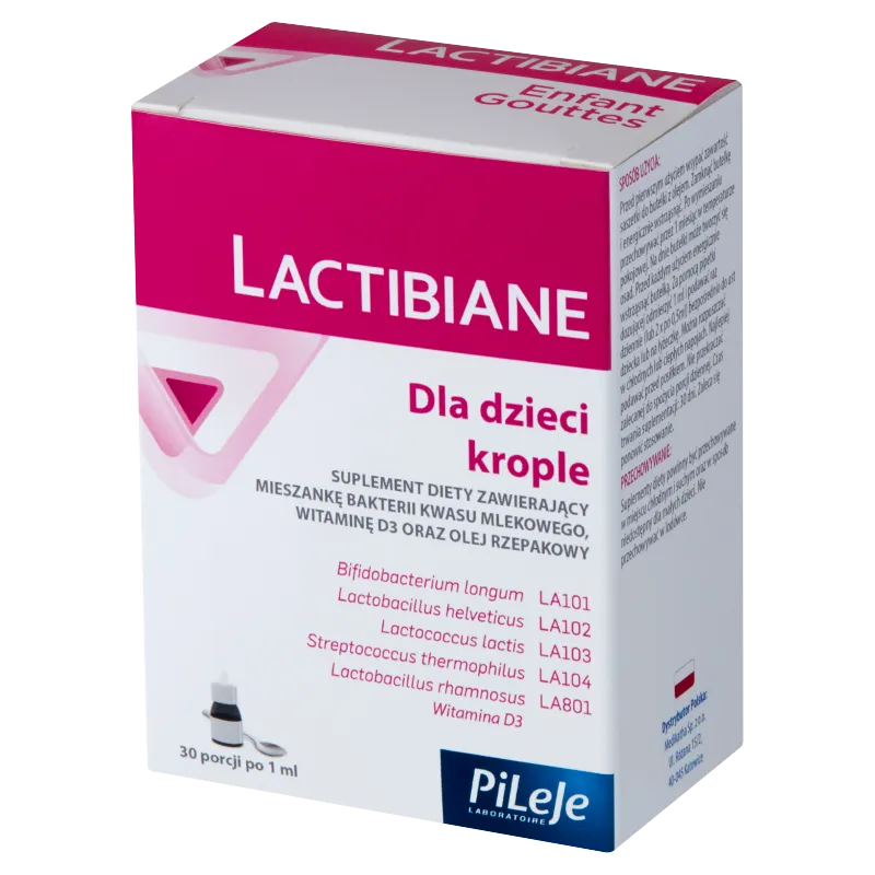 Lactibiane Dla Dzieci, suplement diety, krople, 30 ml 