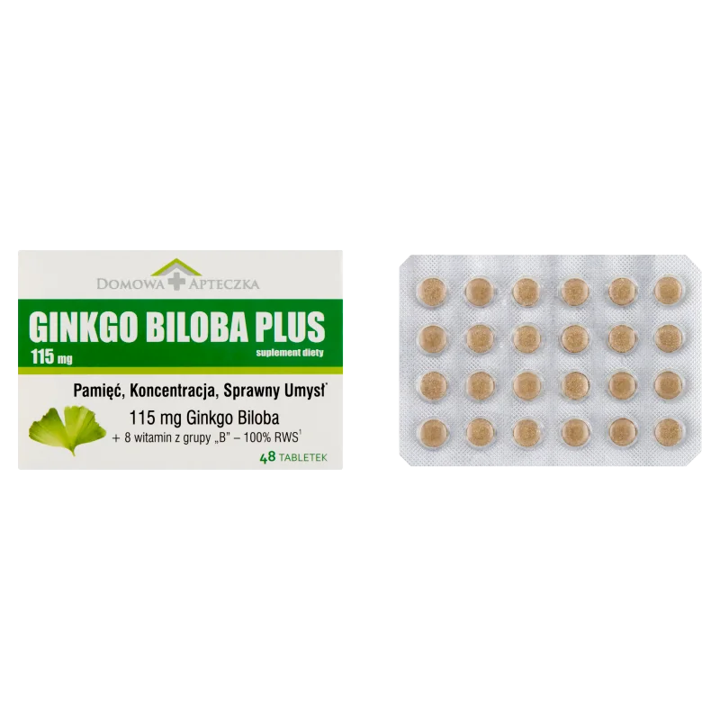 Ginkgo Biloba Plus 48 tabletek