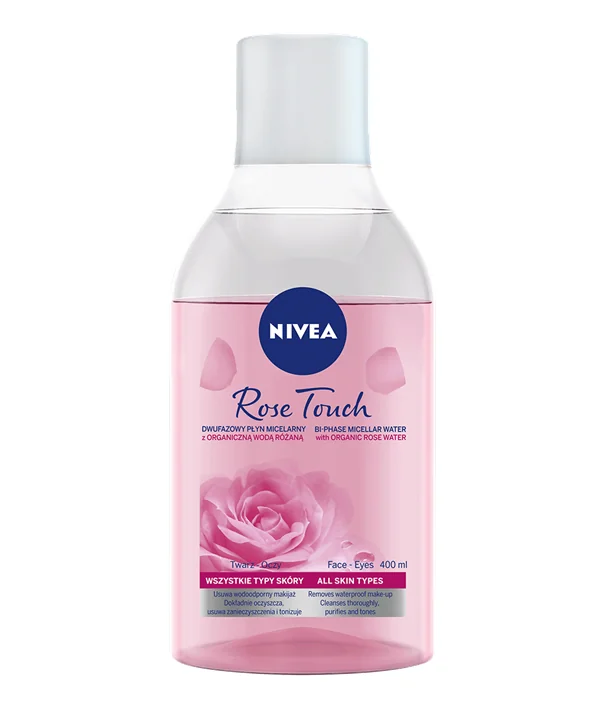 NIVEA Rose Touch, Płyn micelarny dwufazowy, 100 ml