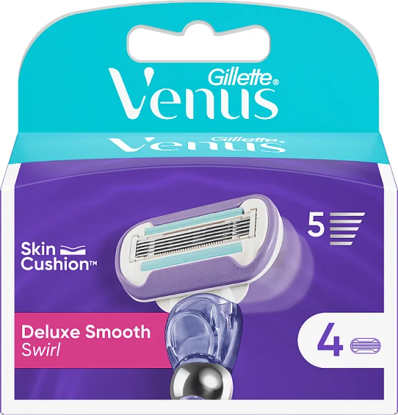 Venus Deluxe Smooth Swirl, 4 wkłady do maszynki