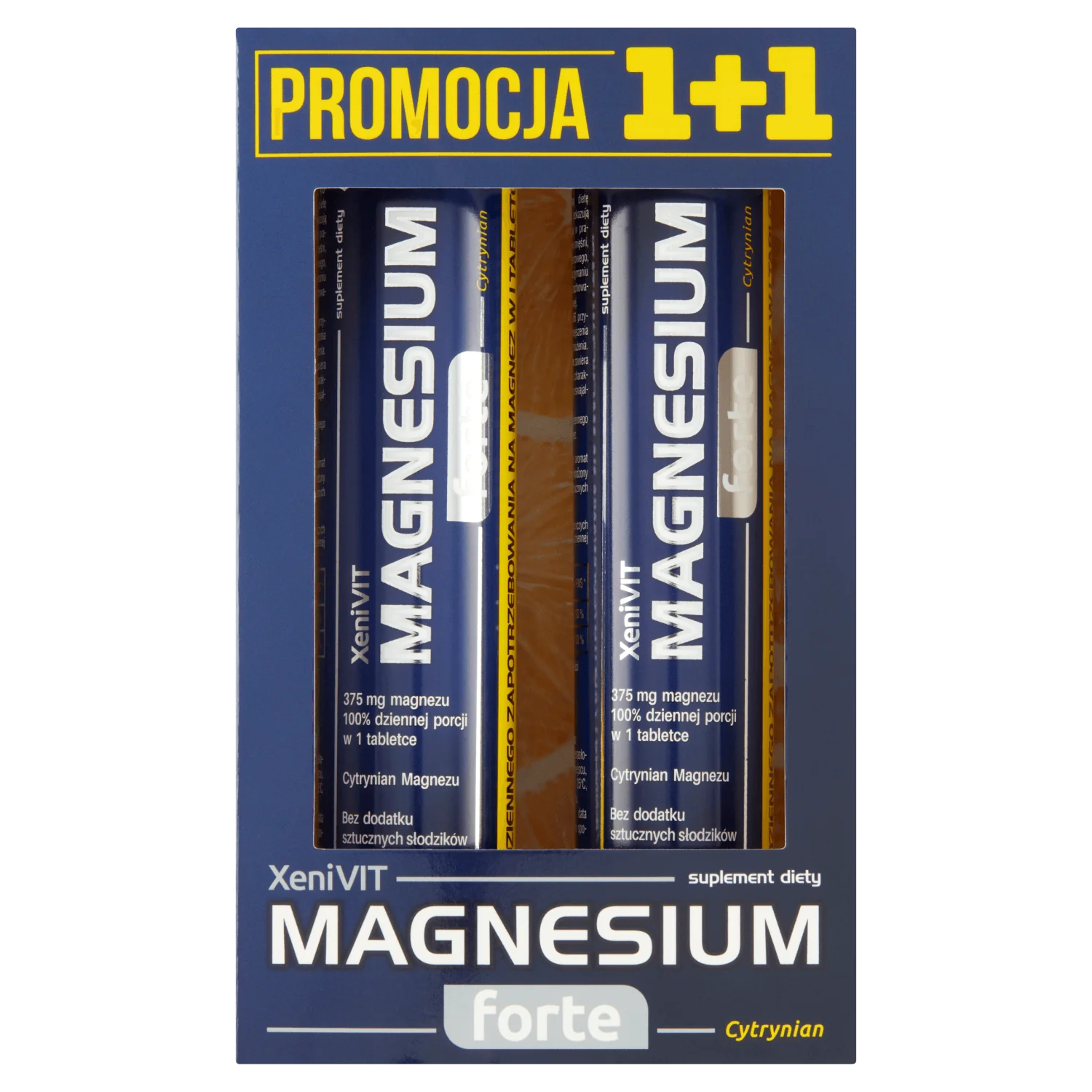 Zestaw XeniVIT Magnesium Forte suplement diety, 20 + 20 tabletek musujących