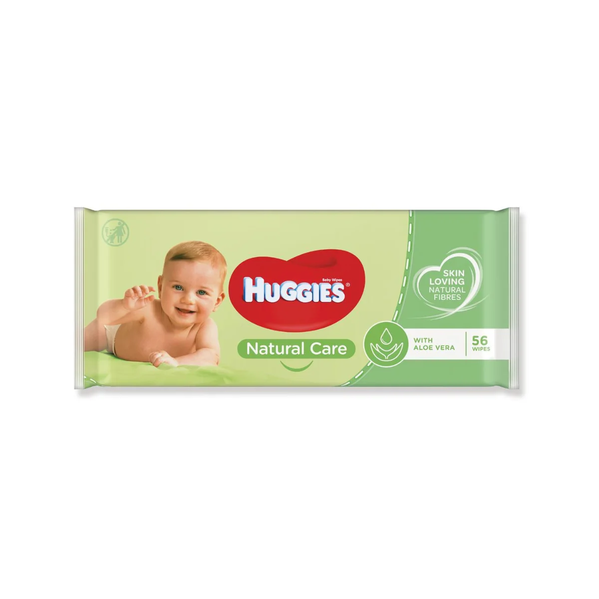 Huggies Natural Care, chusteczki nawilżane, 56 sztuk