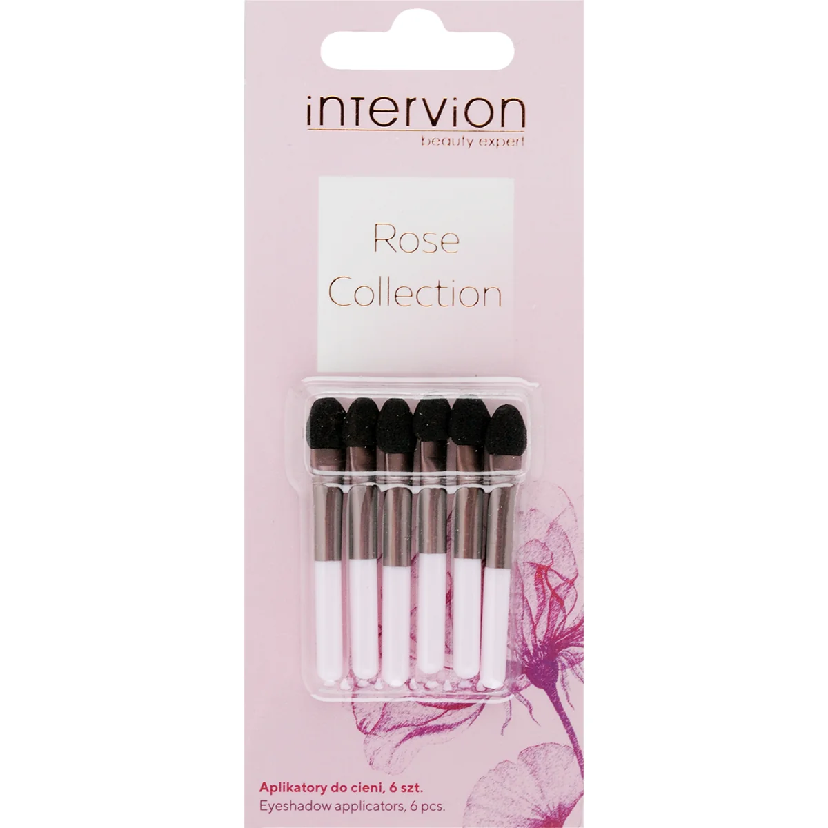 Inter-Vion Rose Collection aplikatory do cieni, 6 szt.