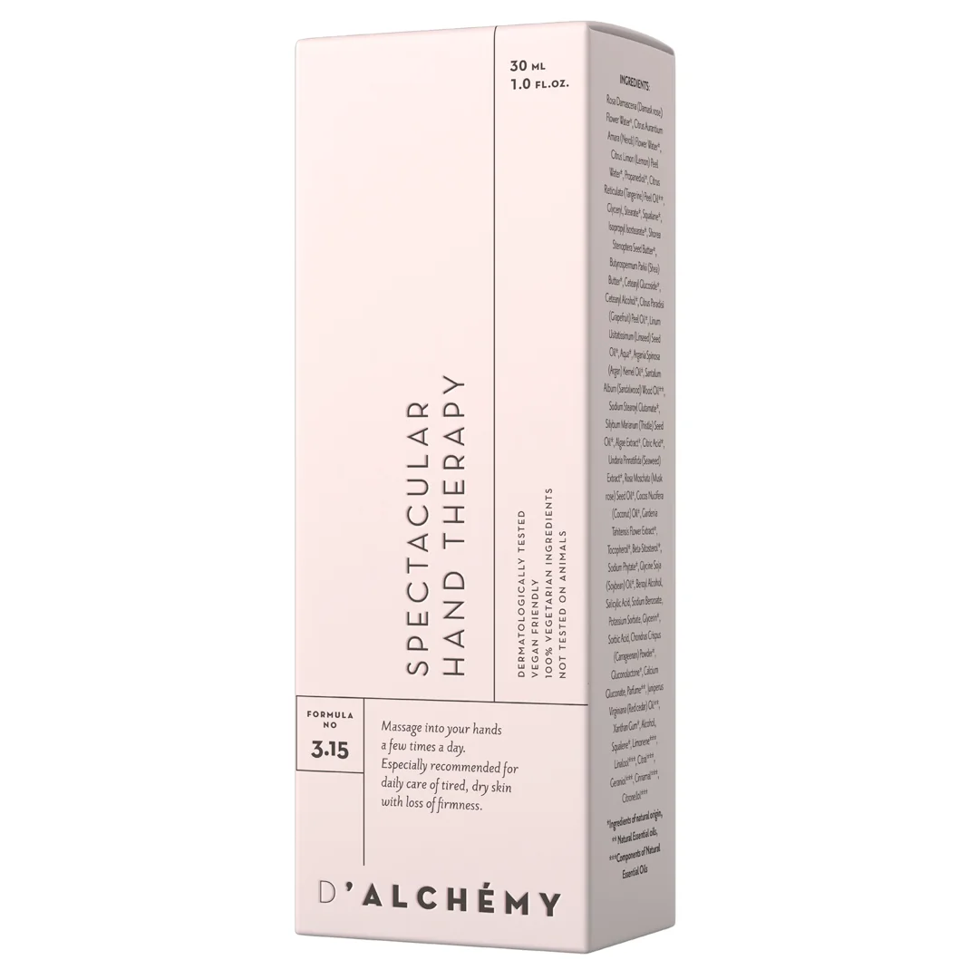 D'ALCHÉMY Spectacular Hand Therapy spektakularny krem do rąk, 30 ml