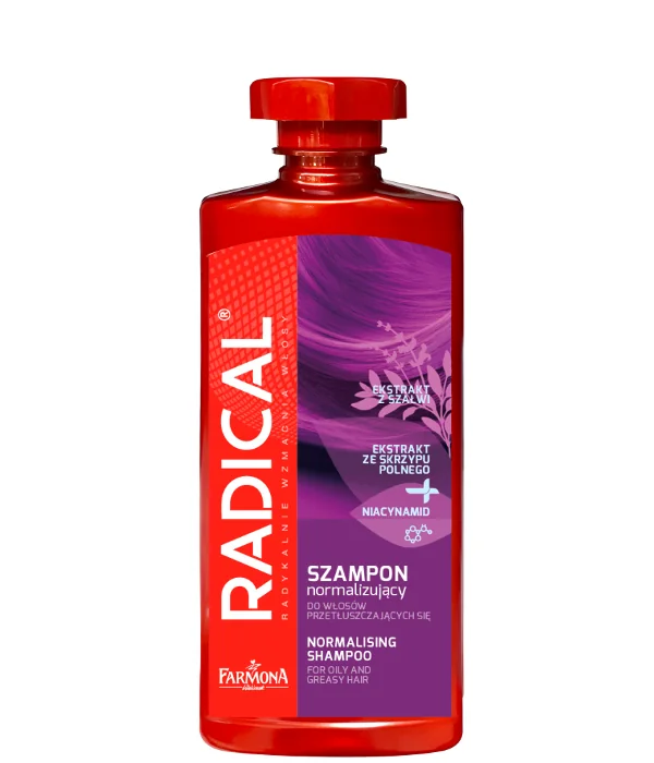 Radical szampon normalizujący do włosów przetłuszczających się, 400 ml