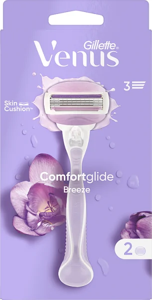 Gillette Venus Comfortglide Breeze, maszynka + 2 ostrza