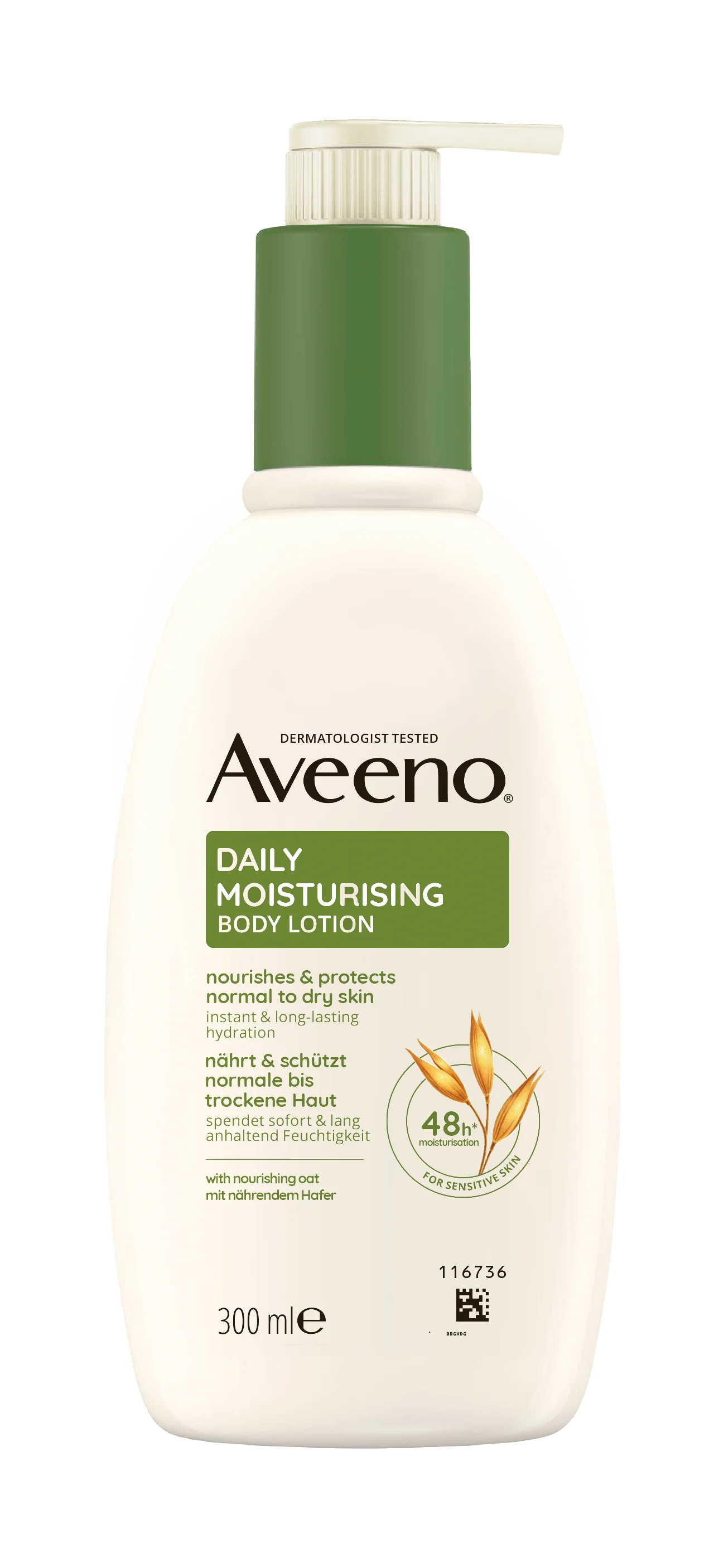 Aveeno® Daily Moisturising, nawilżający balsam do ciała, 300 ml